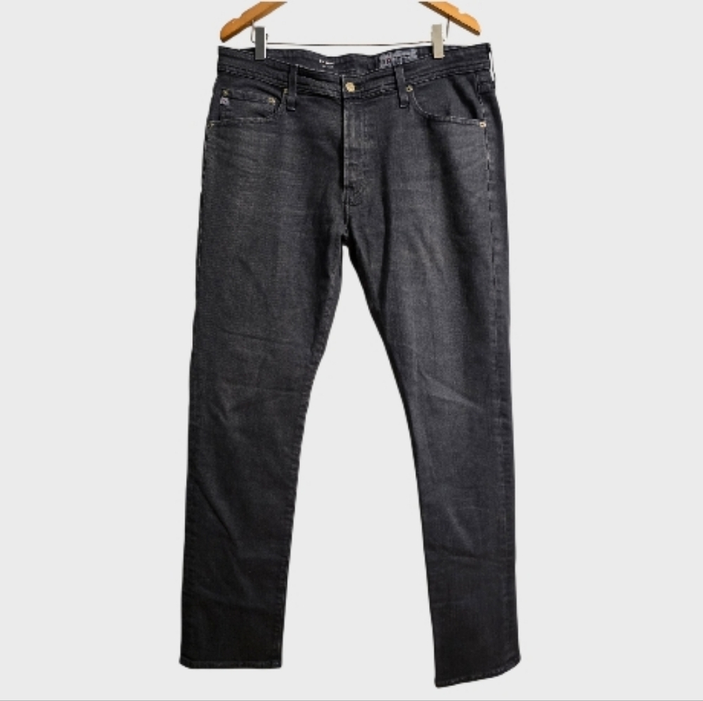 AG Adriano Goldschmied The Everett Jeans Men's 36x34 Gray Slim-Straight Casual